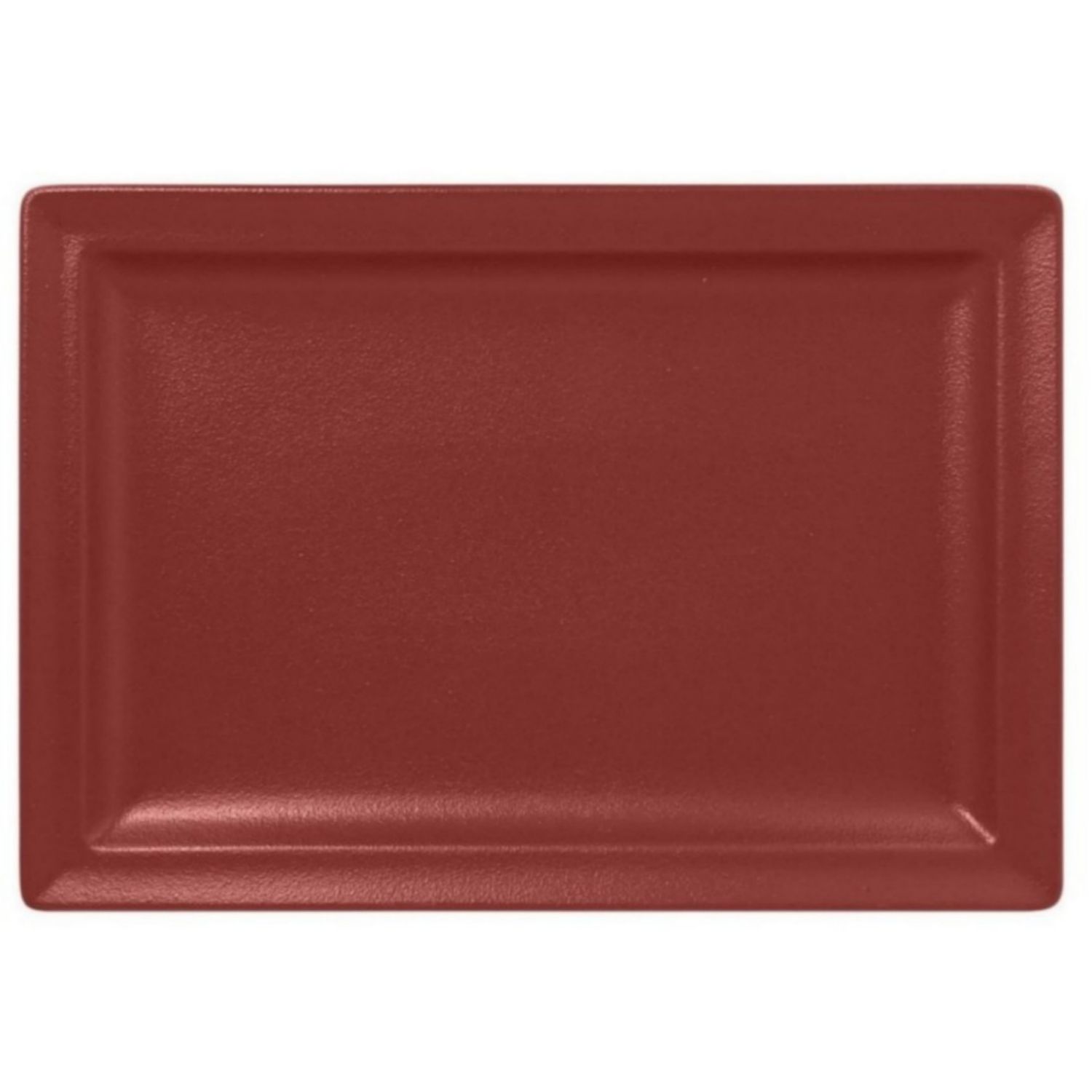 RAK Talíř obdélný 33 × 23 cm, tmavě červená | RAK-NFCLRP33DR