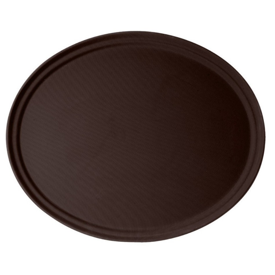 Camtread podnos protiskluzový oválný 56 × 68,5 cm, hnědá