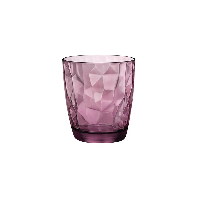 Bormioli Rocco Sklenice na vodu Diamond 30 cl – fialová | BR-350230