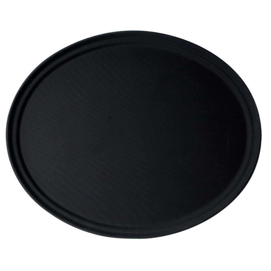 Camtread podnos protiskluzový oválný 73,5 × 60 cm, černá