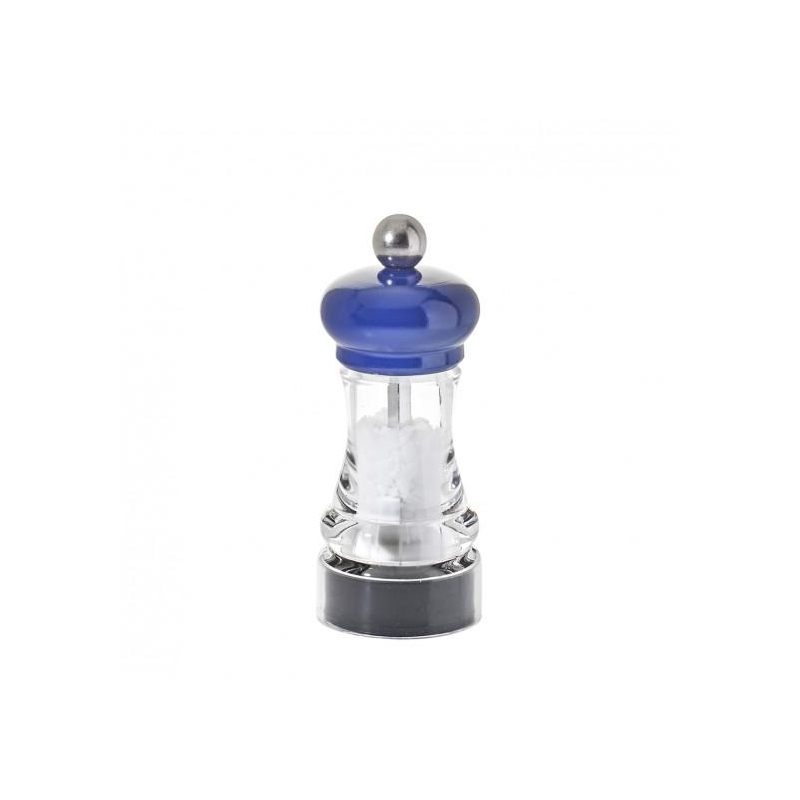 de Buyer HIP HOP mlýnek na sůl 11 cm, transparentní modrý | D-S386-118344