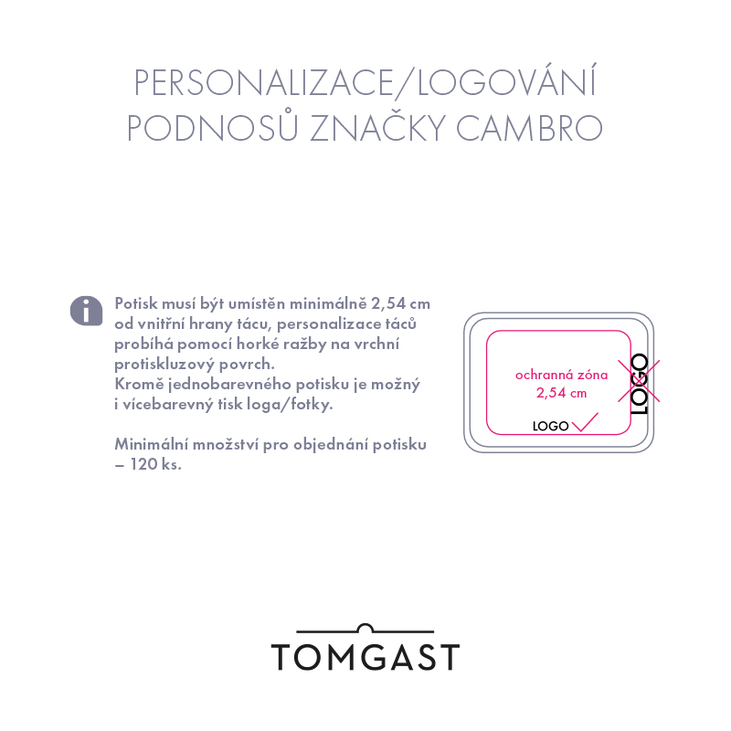 Camtread podnos protiskluzový kulatý pr. 28 cm, černá