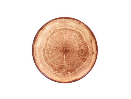 RAK Woodart talíř dezertní coupe 15 cm – světle hnědá | RAK-WDNNPR15TB