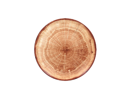 RAK Woodart talíř mělký coupe 27 cm – světle hnědá | RAK-WDNNPR27TB