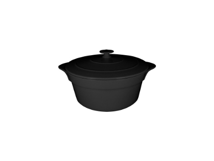 RAK Chef's Fusion hrnec s poklicí pr. 10 cm, černý | RAK-CFRD10BK