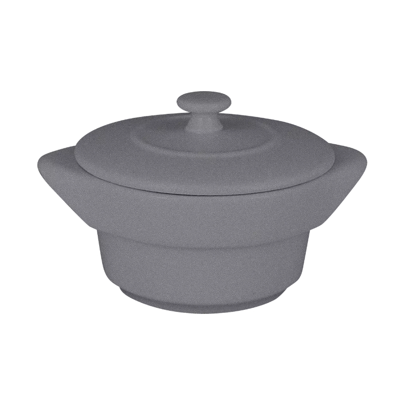 RAK Chef's Fusion hrnec s poklicí pr. 10 cm, šedý | RAK-CFRD10GY