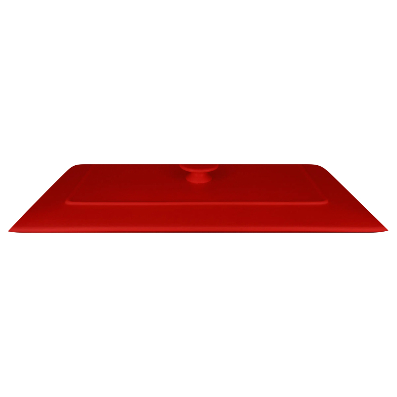 RAK Chef's Fusion poklice pro obdélný pekáč 20 × 10 cm, červená | RAK-CFRT20BRLD