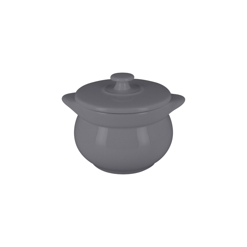 RAK Chef's Fusion mísa na polévku s poklicí pr. 10,6 cm, šedá | RAK-CFST10GY