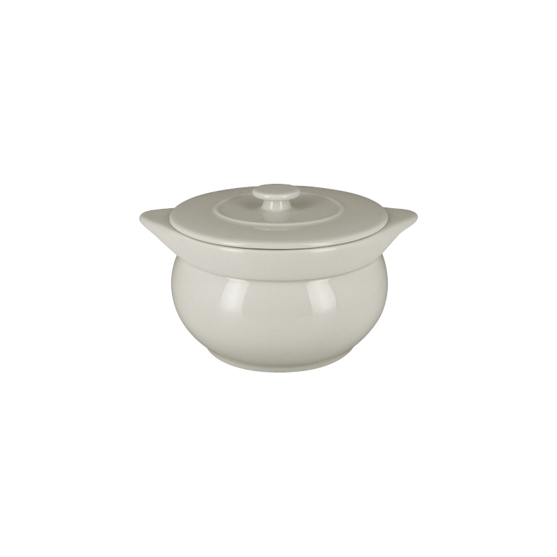 RAK Chef's Fusion mísa na polévku s poklicí pr. 15 cm, bílá | RAK-CFST15WH