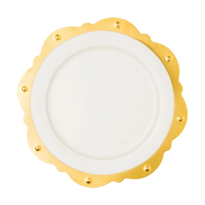 RAK Golden Scallop talíř – Princess Golden 33 cm | RAK-KQSP33