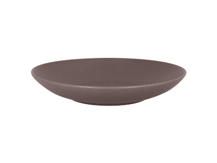 RAK Talíř hluboký coupe 23 cm, hnědá | RAK-NFNNDP23CB