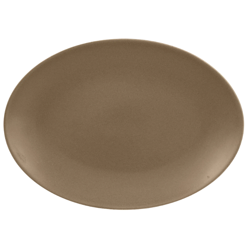RAK Genesis talíř oválný 32 × 23 cm, hnědá | RAK-GNNNOP32CR