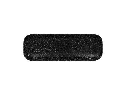 RAK Miska obdélníková 33 × 11 cm, černá | RAK-IPAURBN33