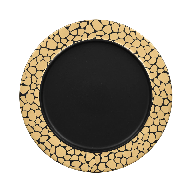 RAK Pebbles talíř mělký s okrajem 32 cm | RAK-PBNOFP32