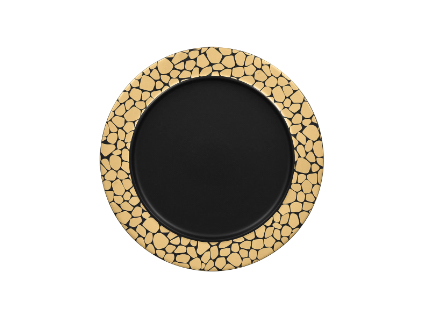 RAK Pebbles talíř mělký s okrajem 24 cm | RAK-PBNOFP24