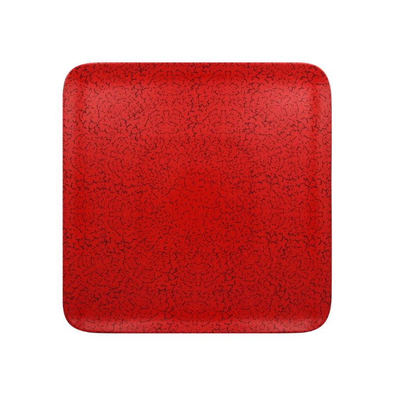 RAK Ruby talíř čtvercový 33 × 33 cm – červená | RAK-RBAUSP33