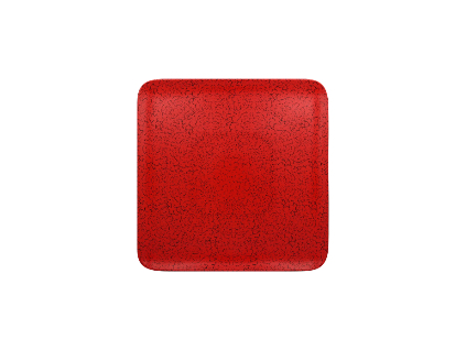 RAK Ruby talíř čtvercový 22 × 22 cm - červená | RAK-RBAUSP22