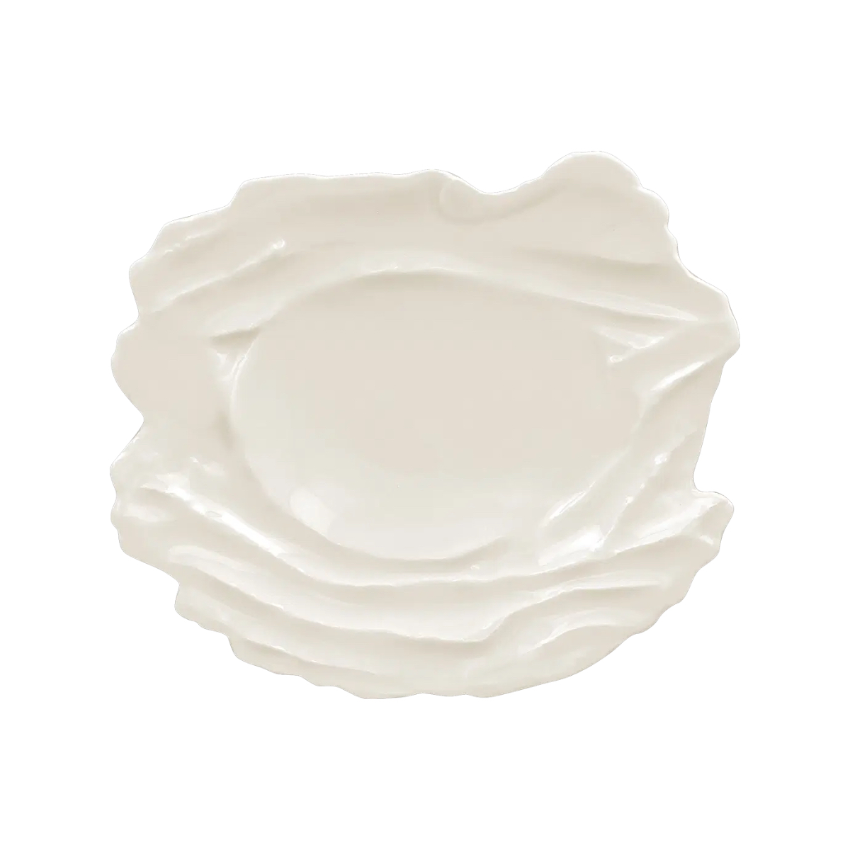 RAK Talíř reliéfní mělký 20 × 27 cm – bílá | RAK-STEP20