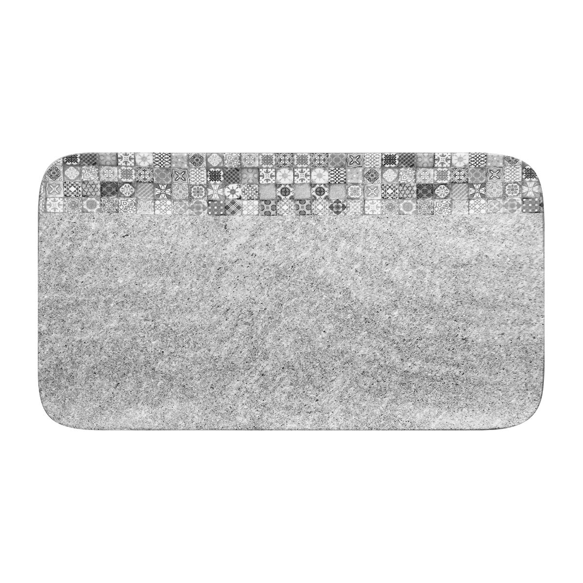 RAK Splendour talíř obdélníkový 38 × 21 cm – šedá | RAK-SRAURP38