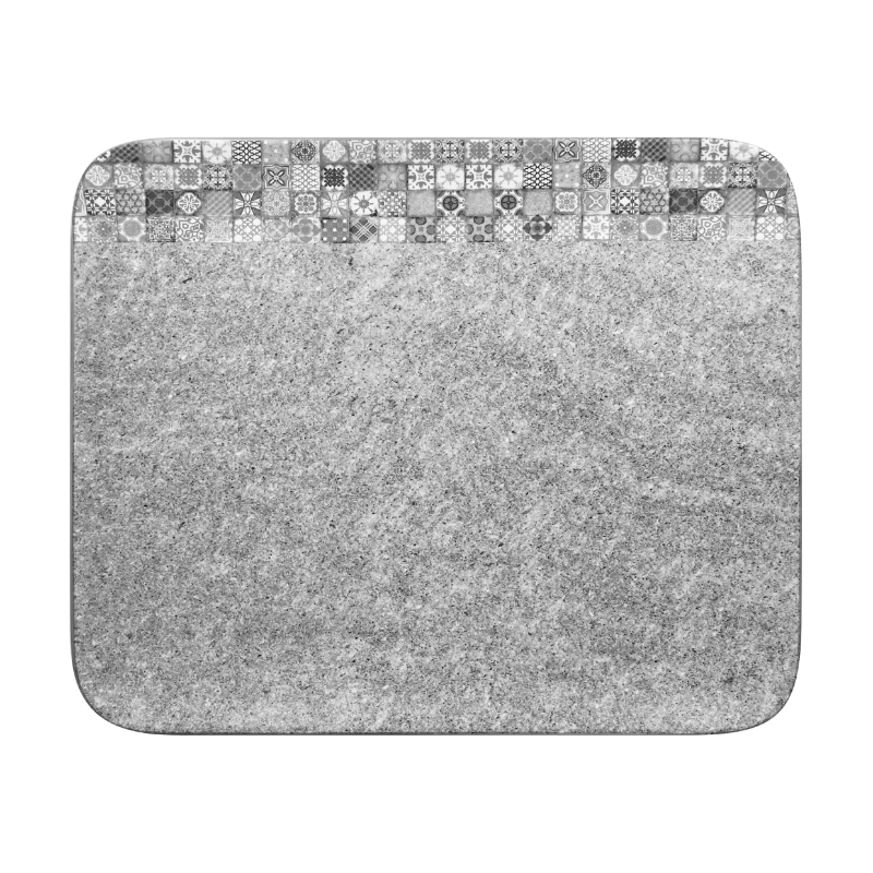 RAK Splendour talíř obdélníkový 33 × 27 cm – šedá | RAK-SRAURX33