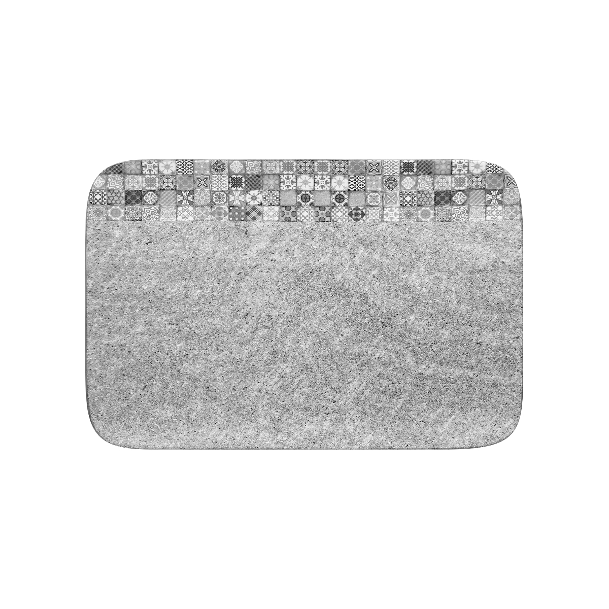 RAK Splendour talíř obdélníkový 33 × 22 cm – šedá | RAK-SRAURPW33