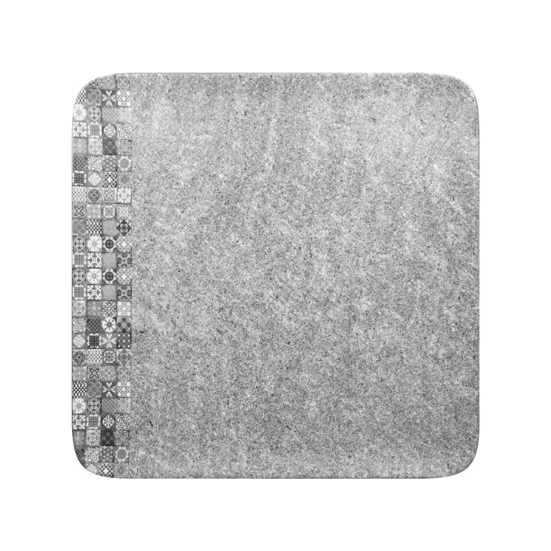RAK Splendour talíř čtvercový 24 × 24 cm – šedá | RAK-SRAUSP24