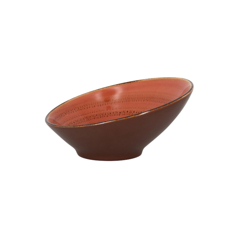 RAK Twirl miska zkosená 22 cm – coral | RAK-TWBUBA22CO
