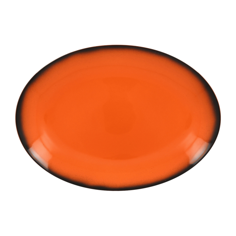 RAK Talíř oválný 32 × 23 cm, oranžová | RAK-LENNOP32OR
