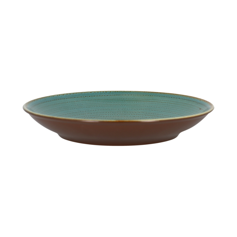 RAK Twirl talíř hluboký 28 cm – lagoon | RAK-TWBUBC28LA