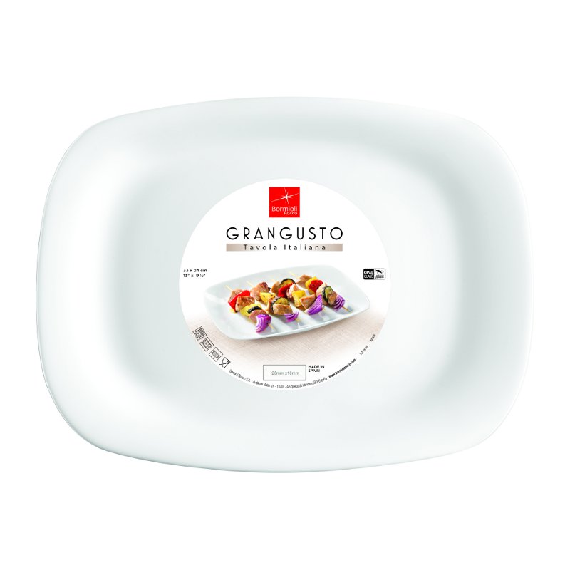 Bormioli Rocco Talíř 33 × 24 cm – BBQ | BR-431240