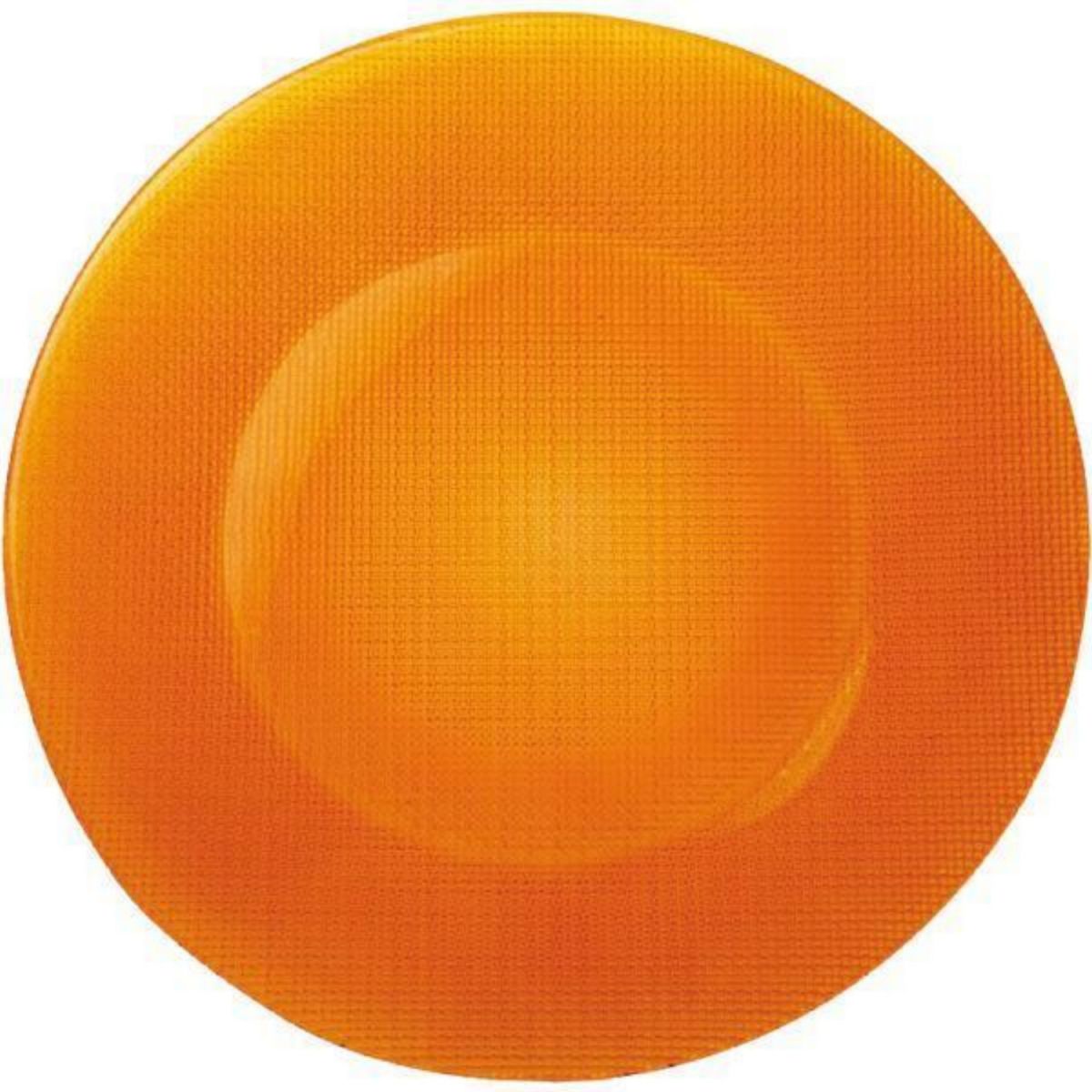 Bormioli Rocco Talíř skleněný mělký pr. 31 cm, oranžový | BR-4510-590