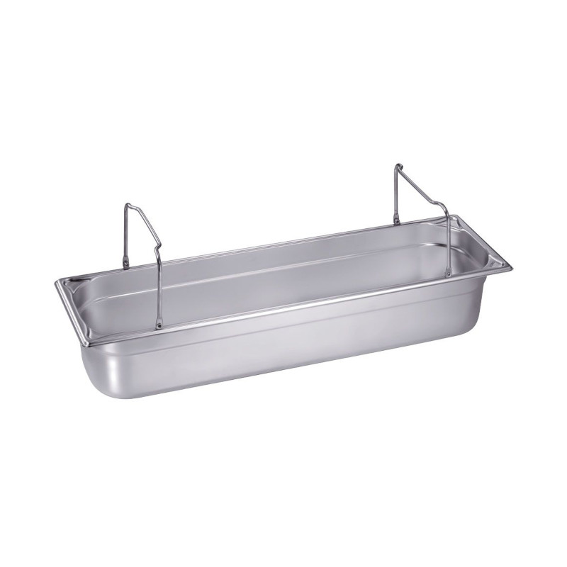 Gastronádoba se sklápěcími úchyty GN 2/4 100 mm