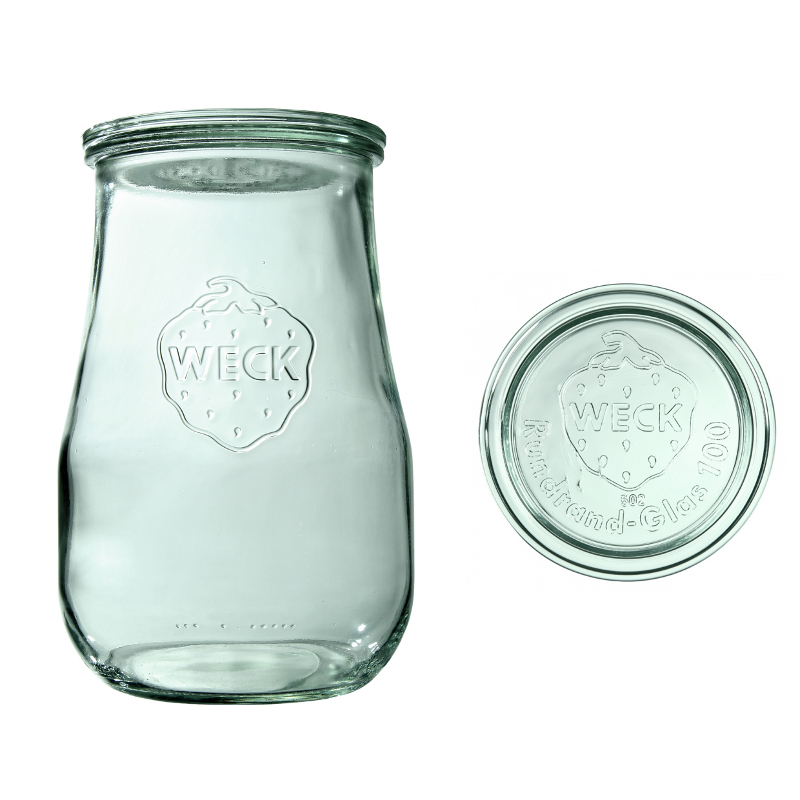 Zavařovací sklenice WECK Tulip s víčkem 2700 ml 4 ks