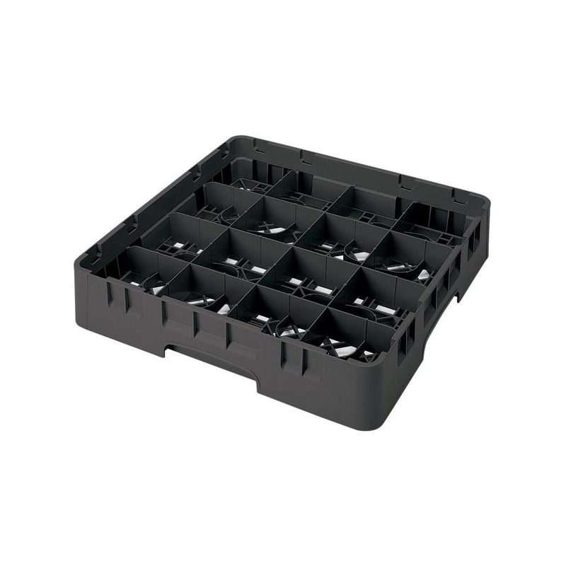 Koš Camrack 16 pozic, výška sklenice 27,8 cm - Černá