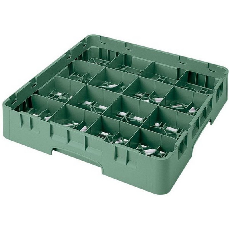 Koš Camrack 16 pozic, výška sklenice 21,6 cm - Zelená