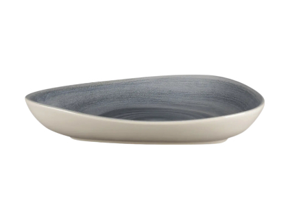 RAK Spot talíř hluboký 24 × 19,5 cm, šedomodrý | RAK-SJDFLDP24