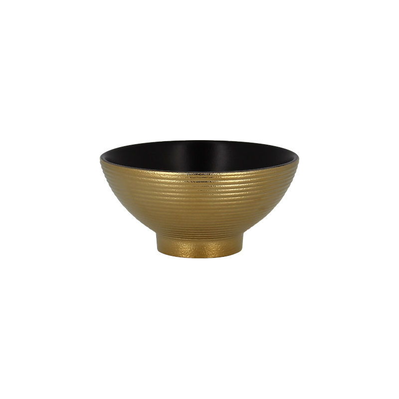 RAK Metalfusion miska vroubkovaná pr. 12 cm, zlatá | RAK-MFEVBI12GB