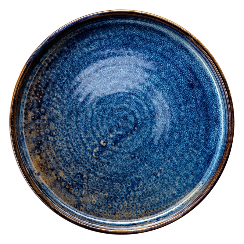 Deep blue talíř mělký pr. 18 cm
