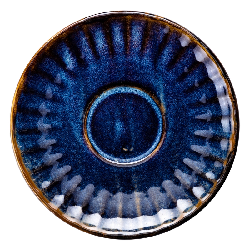 Deep blue podšálek pr. 15 cm
