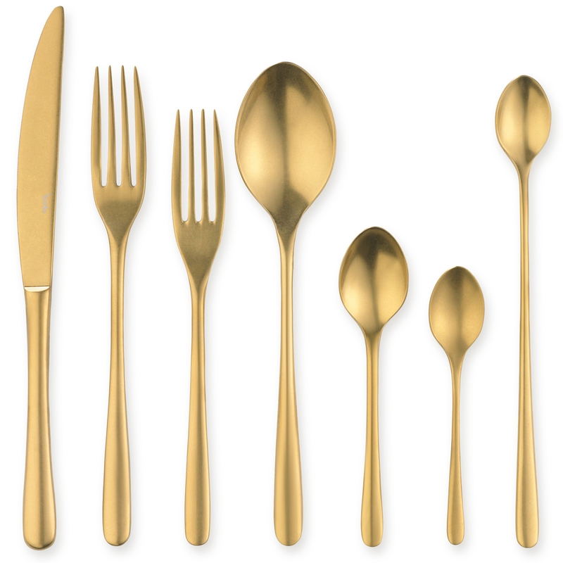 LUI Gold vidlička dezertní 18,5 cm
