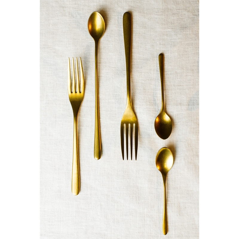 LUI Gold vidlička dezertní 18,5 cm