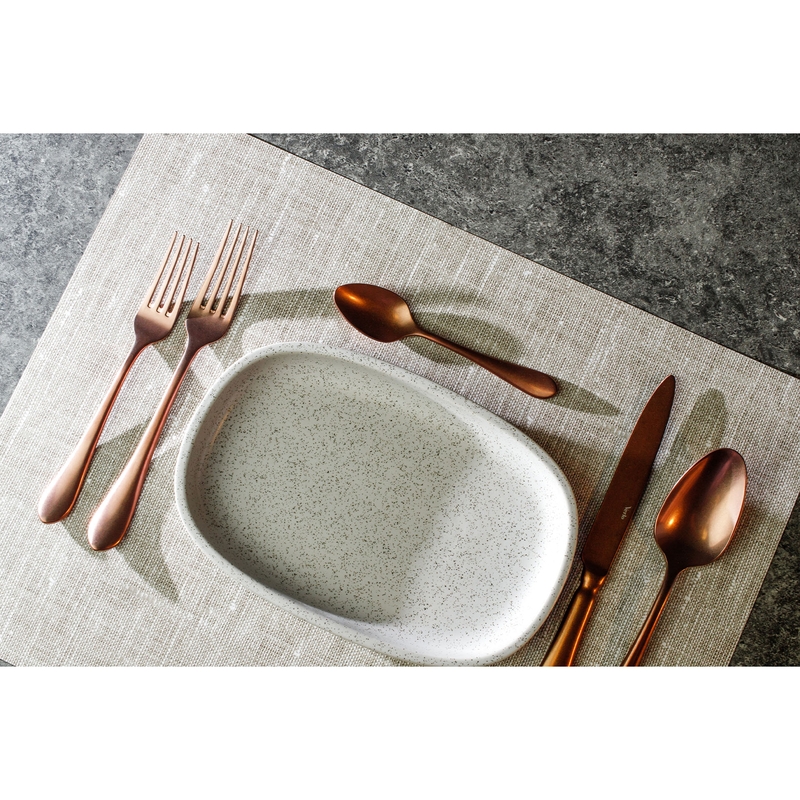 Destello Copper vidlička dezertní 18,5 cm
