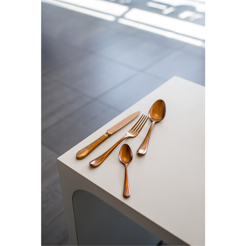 Destello Copper vidlička jídelní 21 cm