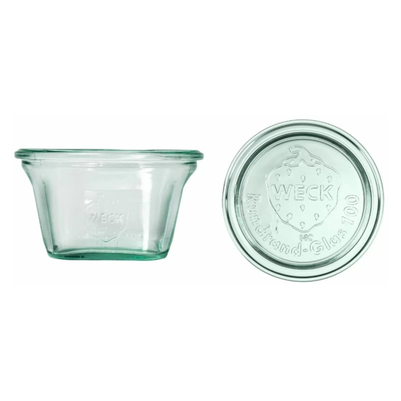 Zavařovací sklenice WECK Quadro s víčkem 290 ml 6 ks