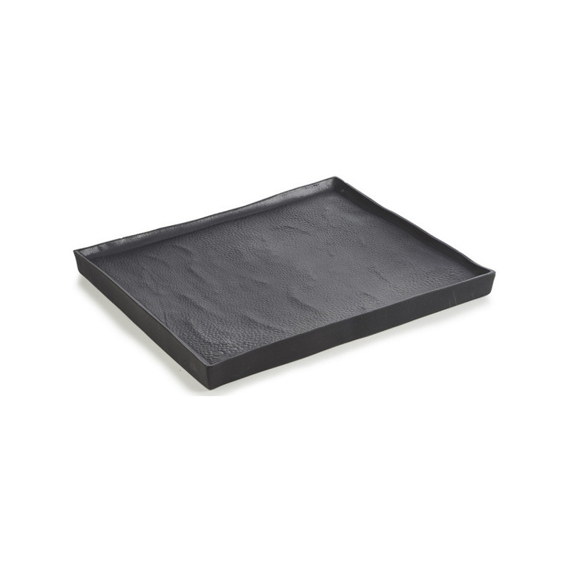Solstice talíř obdélníkový 21 × 17,5 × 1,5 cm, black moon