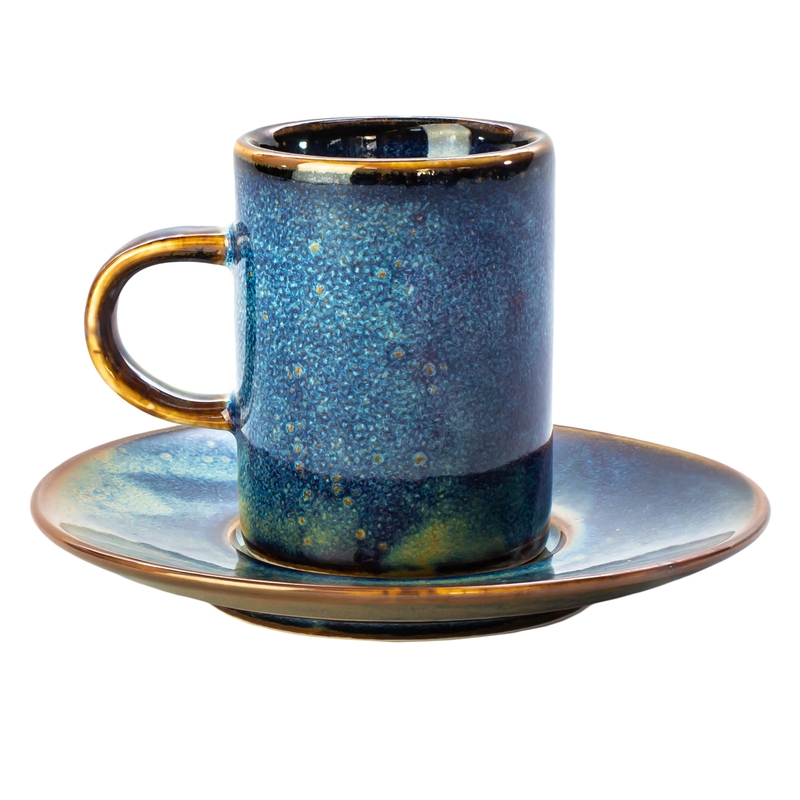 Deep blue podšálek pr. 15 cm