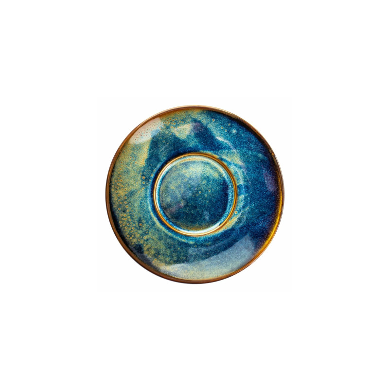 Deep blue podšálek pr. 13 cm