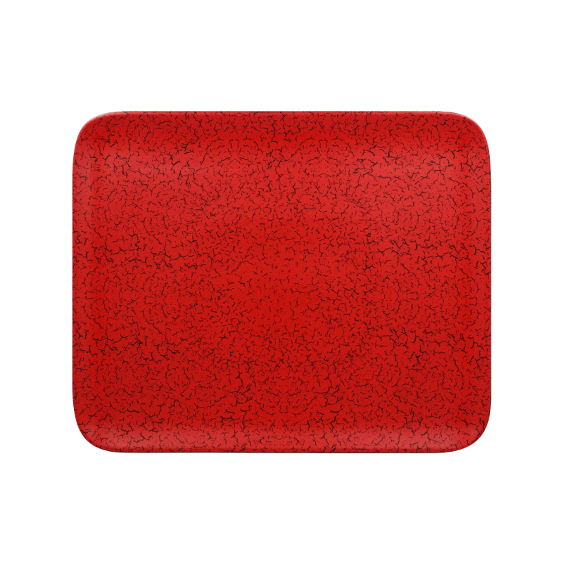 RAK Ruby talíř obdélníkový 33 × 27 cm – červená | RAK-RBAURX33
