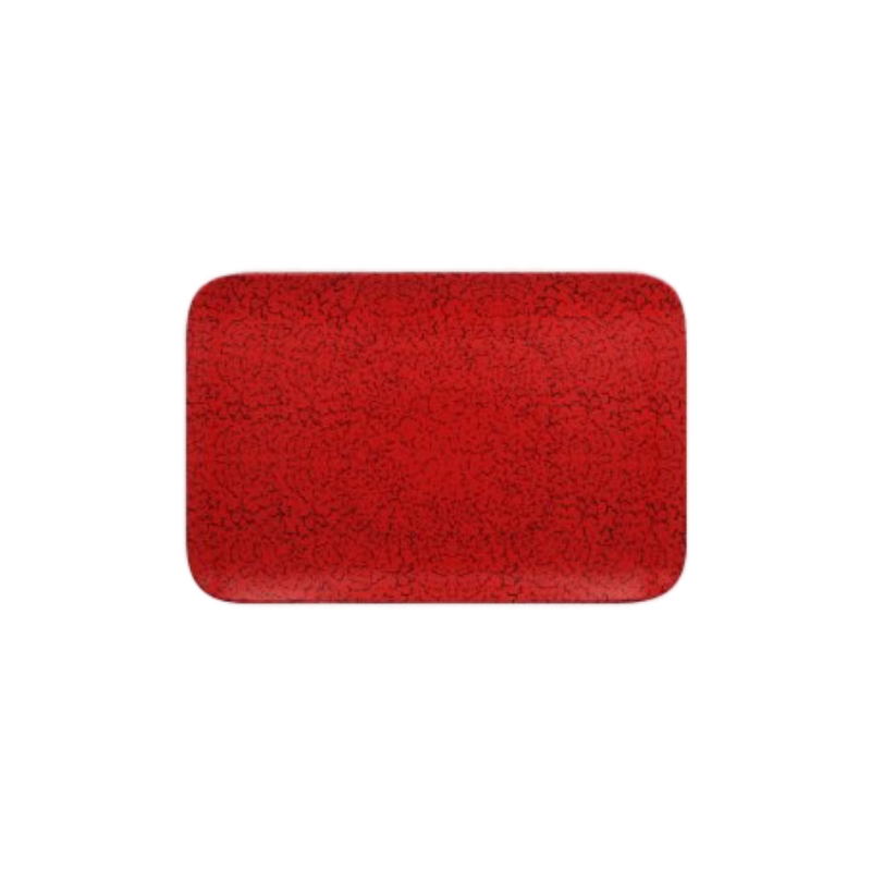 RAK Talíř obdélníkový 33 × 22 cm – červená | RAK-RBAURPW33