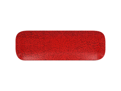 RAK Ruby talíř obdélníkový 33 × 11 cm – červená | RAK-RBAURPN33